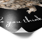 Owl: Und nur mit wem denkst du, dass du redest? Fotodruck (Ecke)