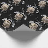 Owl: Und nur mit wem denkst du, dass du redest? Geschenkpapier (Ecke)