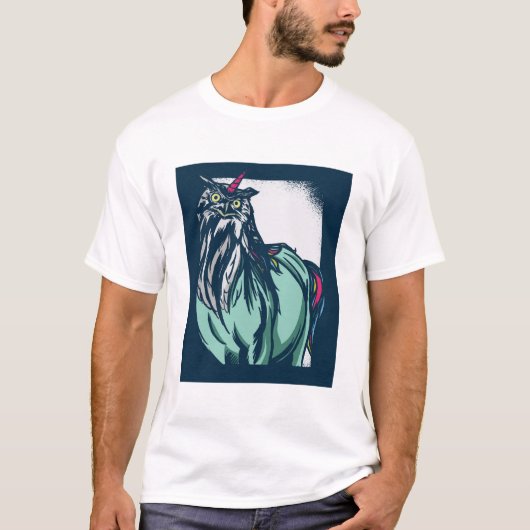 Owl Unicorn T-Shirt (Vorderseite)