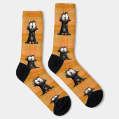 Owl Vampir Halloween Socken (Rechts)