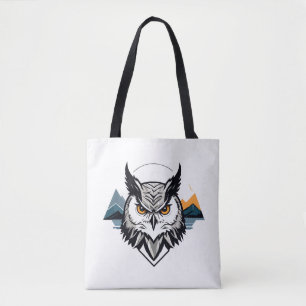 Owl Vector Art Animal Modern Urban City Grafik Tasche