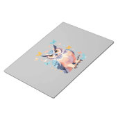 Owl Vector Painting Adorable Fun Animal Playing Notizblock (angewinkelt)