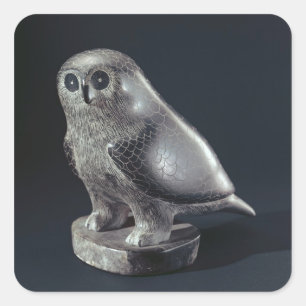 Owl, von Cape Dorset Quadratischer Aufkleber