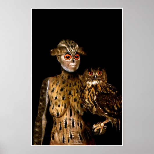 Owl von Johannes Stötter Poster (Vorne)