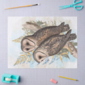 Owl Wasserfarbe Kunst Seidenpapier (Basteln)