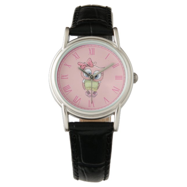Owl Watch Armbanduhr (Vorderseite)
