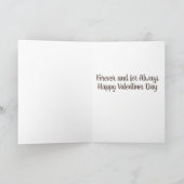 "OWL" WIRD IMMER LIEBE SIE VALENTINE KARTE (Innenseite)