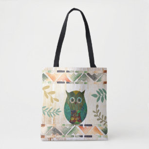 Owl Wisdom Stammmotif Tasche