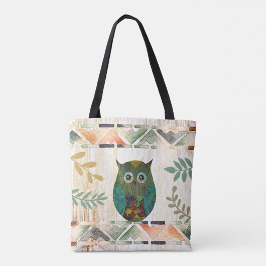 Owl Wisdom Stammmotif Tasche (Rückseite)