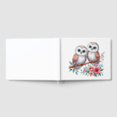 Owl Woodland Boho Rustic Country Wedding Gästebuch (Voll)