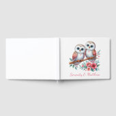 Owl Woodland Boho Rustic Country Wedding Gästebuch (Voll)