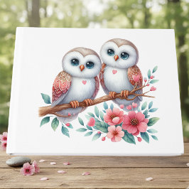 Owl Woodland Boho Rustic Country Wedding Gästebuch