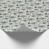 Owl Wrapping Paper | Woodland Animal Gift Wrap Geschenkpapier (Ecke)