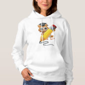 Owl Writing Hoodie (Vorderseite)