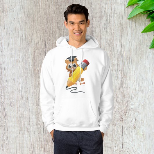 Owl Writing Hoodie