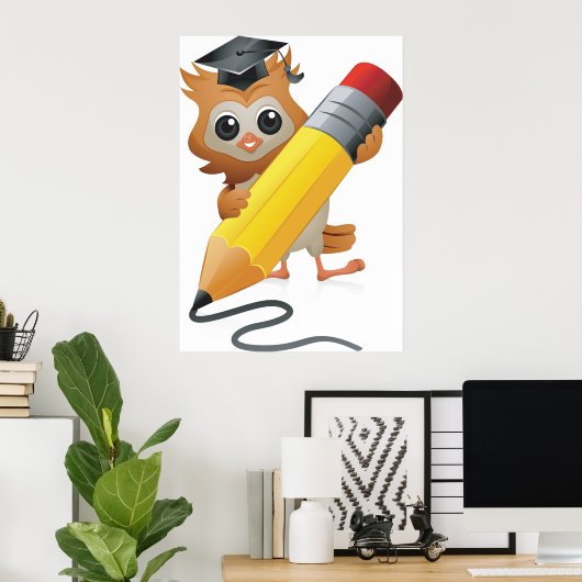 Owl Writing Poster (Heimbüro)