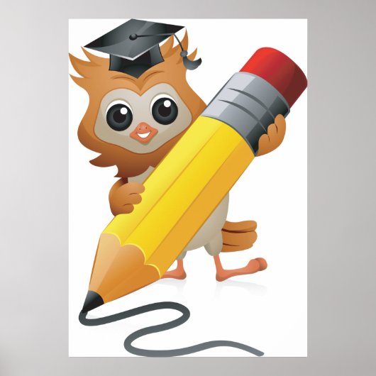 Owl Writing Poster (Vorne)
