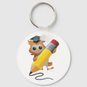 Owl Writing Schlüsselanhänger (Rückseite)