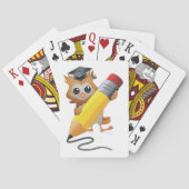 Owl Writing Spielkarten (Rückseite)