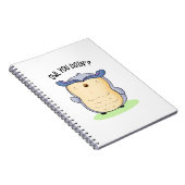 Owl You Doin Funny Bird Puff Notizblock (Rechte Seite)