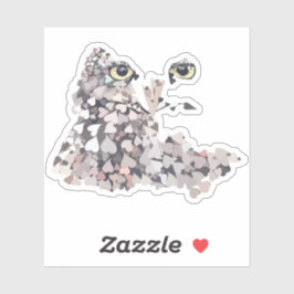 Owl you my Heart Aufkleber