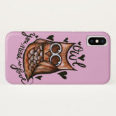 Owl you need is love owls artwork cute owls        Case-Mate iPhone hülle (Rückseite (Horizontal))