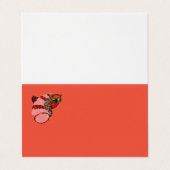 Owl Zent Falted Business Card Visitenkarten (Außenseite Aufgefaltet)