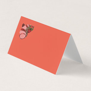 Owl Zent Falted Business Card Visitenkarten