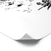 "Owlbear attack" - Illustration von Tracy Lesch Poster (Ecke)