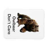 Owlbear Don't Care Magnet (Horizontal)