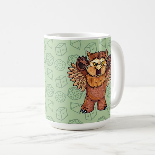 Owlbear Kaffeetasse (VorderseiteRechts)