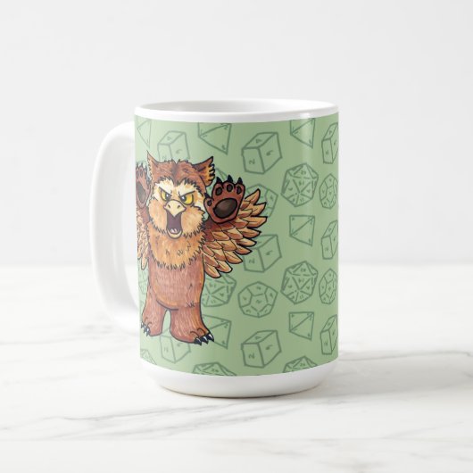 Owlbear Kaffeetasse (Vorderseite Links)