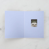 Owlet mit Zedernkarte Karte (Innenseite)