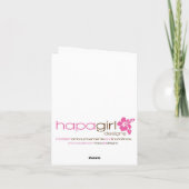 Owlet Tree Dankeschön Karte - Grün (Rückseite)