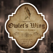 Owlet's Wing Apothecary DC Aufkleber