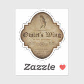 Owlet's Wing Apothecary DC Aufkleber (Blatt)
