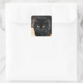 Owlette Quadratischer Aufkleber (Tasche)