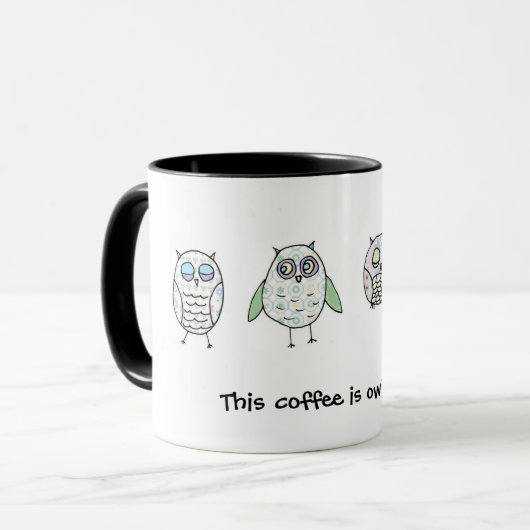 Owlicious Kaffee-Tasse Tasse (Vorderseite Links)
