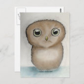 Owlie Postcard Postkarte (Vorne/Hinten)