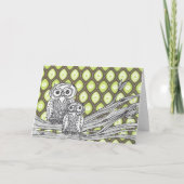 Owls 11 Card Karte (Rückseite)