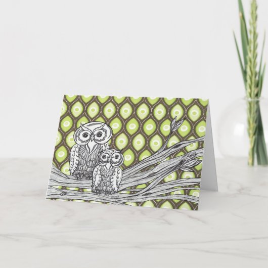 Owls 11 Card Karte (Vorderseite)