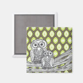 Owls 11 Magnet (Vorderseite/Rückseite)