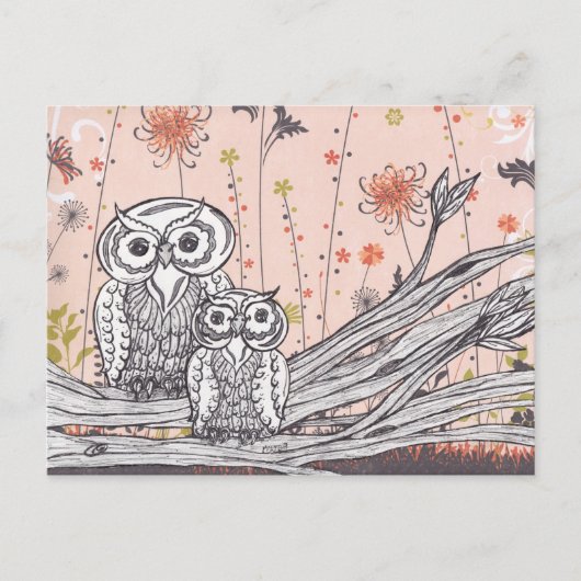 Owls 15 Postkarten (Vorderseite)