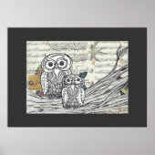 Owls 22 Print Poster (Vorne)