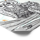 Owls 25 Print Poster (Ecke)