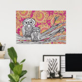 Owls 36 Poster drucken (Heimbüro)