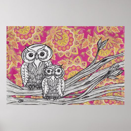 Owls 36 Poster drucken (Vorne)