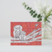 Owls 41 postkarte (Stehend Vorderseite)