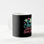 Owls Alway Liebe You Kaffeetasse (Vorderseite Links)