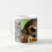 Owls Animal Birds Nature Park Tree Harmony Destiny Kaffeetasse (Vorderseite Links)